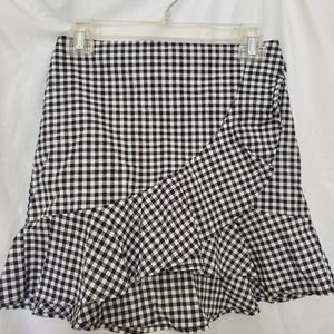 H&M Gingham Skirt
